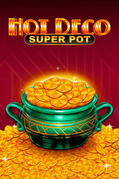 Obálka automatu Hot Deco Super Pot v lobby Kingmaker Casino